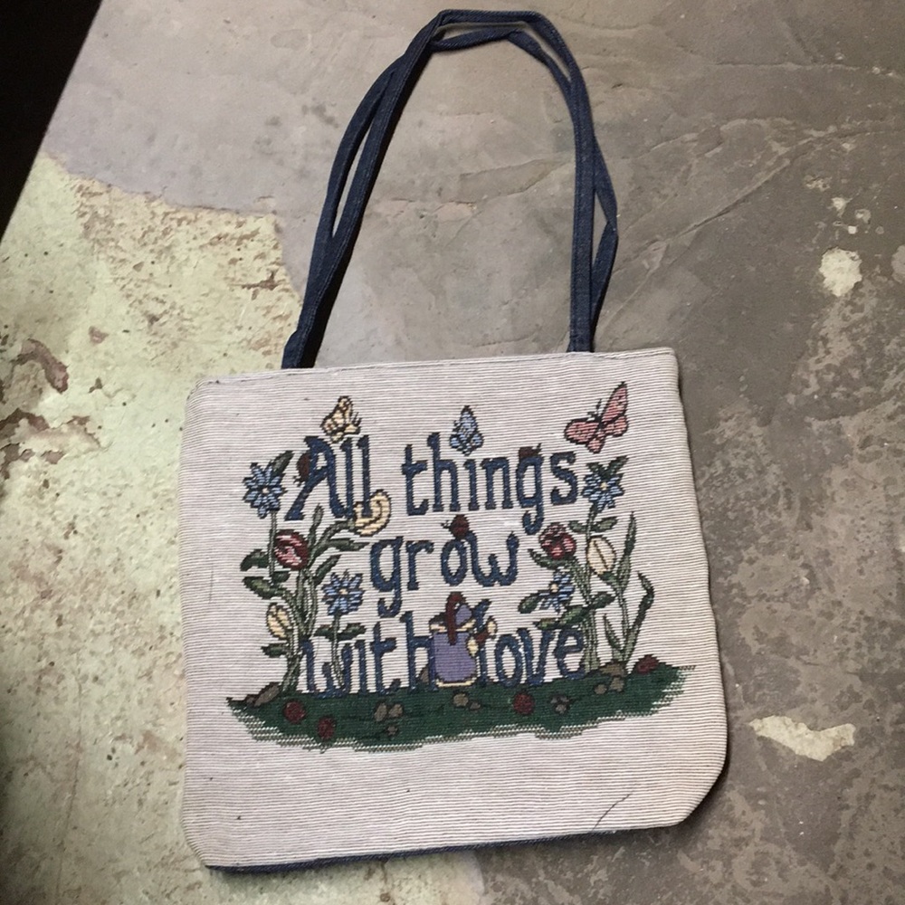 All things grow with love bag